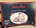 Nib American Girl Something Navy Twinkling Tinsel Silver Ballet Flats Shoes