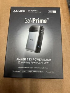 Anker - 733 10k mAh 2-in-1 Portable Battery with GaN and 65W Fast Wall charger!! - Picture 1 of 4