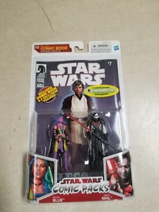 HASBRO STAR WARS COMIC PACKS EE EXCLUSIVE LEGACY DELIAH BLUE & DARTH NEW - Picture 1 of 4