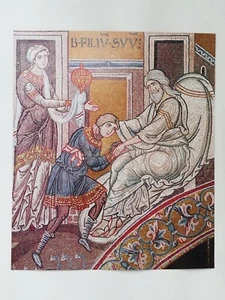 Ritaglio Illustrazione Duomo Monreale Isacco Benedice Giacobbe - Foto 1 di 1