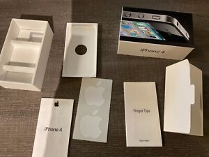 Apple iPhone 4 A1332 - 32GB White EMPTY BOX No phone - Retail Box Only