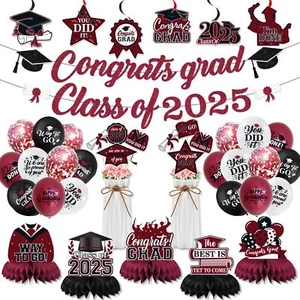 Graduation Decorations 2025 Graduation Ceterpieces for Table Decorations Cong... - Picture 1 of 6