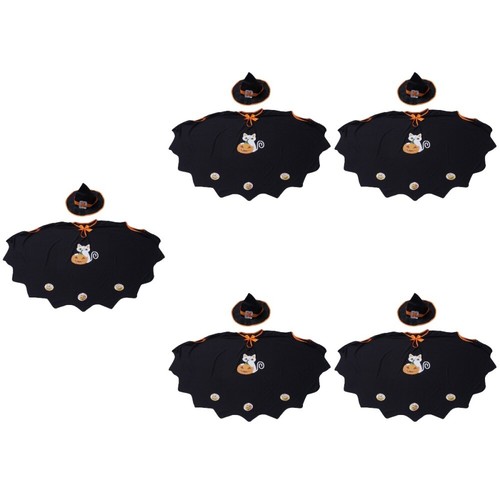 VETEMENTS Set 5 Mantello Zucca Cappello Bambino Halloween Costume Cosplay per Bambini