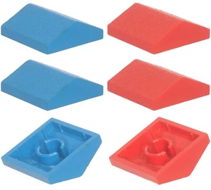 Lego Parte 3300 x 2 ladrillo pendiente 33° 2 x 2 doble. 2 por lote. Tipo temprano. - Imagen 1 de 7