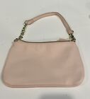 Betsey Johnson | Baby Pink Gold Chain Wristlet with White Cording,