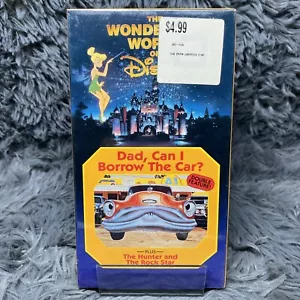 Wonderful World of Disney VHS Tape Dad Can I Borrow The Car? Hunter & Rock Star - Picture 1 of 7