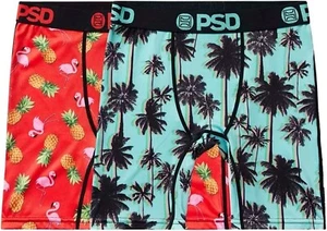 PSD BOYS TROPICS YOUTH 2 PACK BOXER BRIEF MULTI Size- Small - Picture 1 of 2