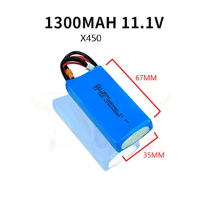 1 pieza de batería lipo 3S 11.1V 1300mah 25C para avión de control remoto XK X450 FPV - Imagen 1 de 3