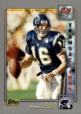 2001 Topps #118 Ryan Leaf Tampa Bay Buccaneers - Image 1 of 2