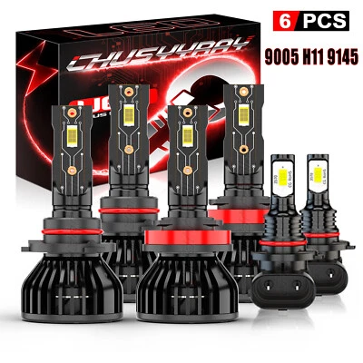 Kit combinado de faros LED + bombillas antiniebla 6000 k para Ram 4500 5500 2011-2016 2017 2018 Foto 1 de 4