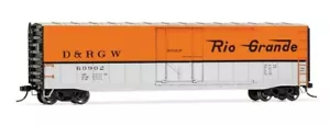 Rivarossi HR6583A DENVER & RIO GRANDE WESTERN 50' Boxcar con porta a spina #60919 Nuovo con scatola - Foto 1 di 1