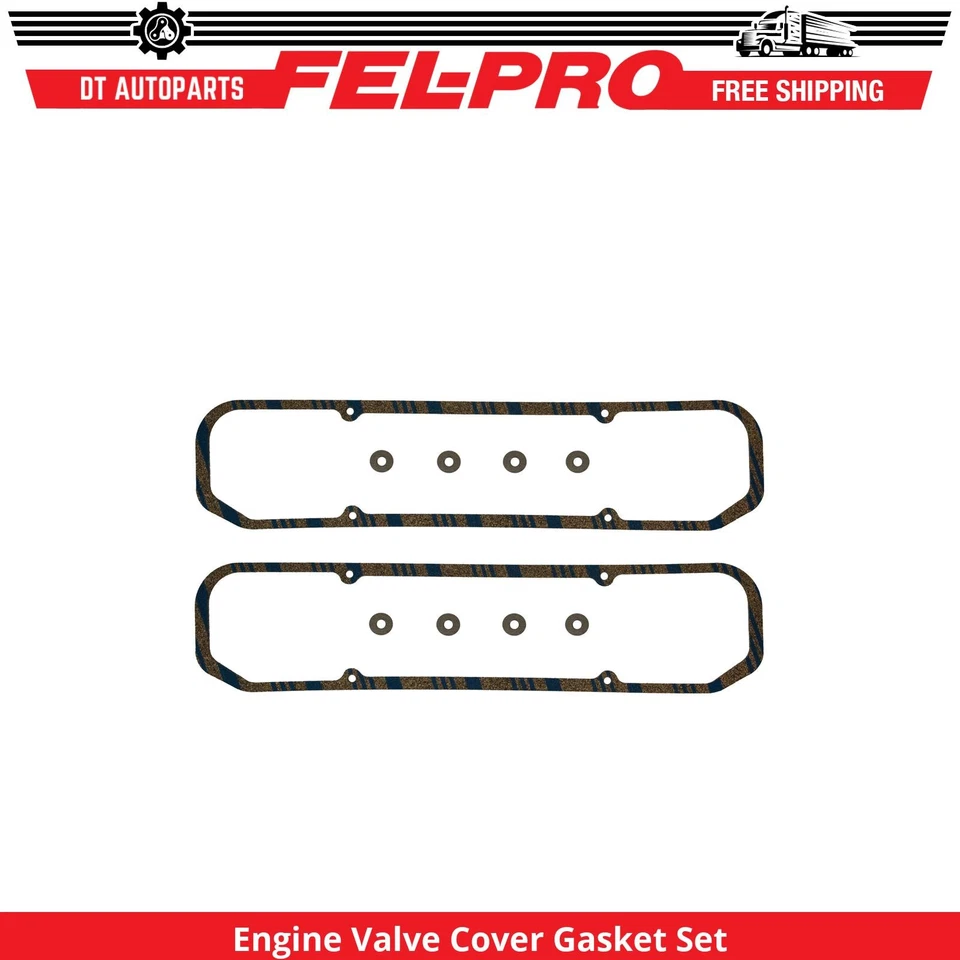 Juego de juntas de cubierta de válvula de motor Fel-Pro para 1958-1959 DeSoto Firesweep Foto 1 de 1