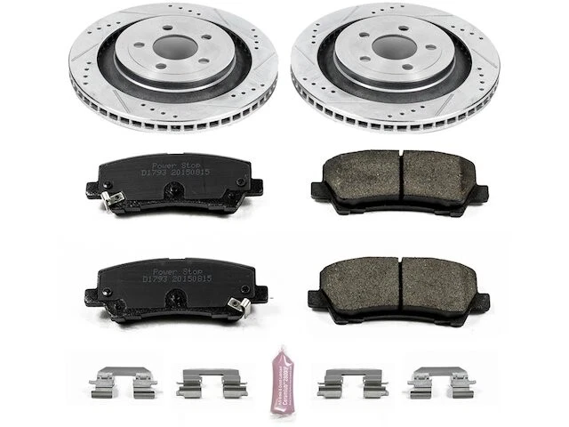 Kit de pastillas de freno trasero y rotor para Ford Mustang 2015-2023 2016 2017 2018 KX242KH Foto 1 de 1