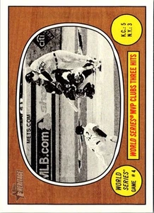 2017 Topps Heritage World Series Spiel #3 - Briles kühlt Boston Baseballkarte ab - Bild 1 von 2