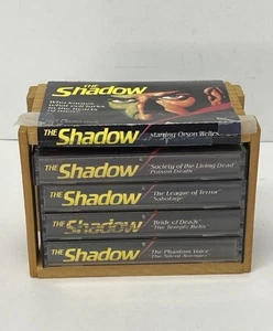 Vintage Orson Welles "THE SHADOW" Cassette Radio Show Box Set Sci-Fi Story Radio - Picture 1 of 6
