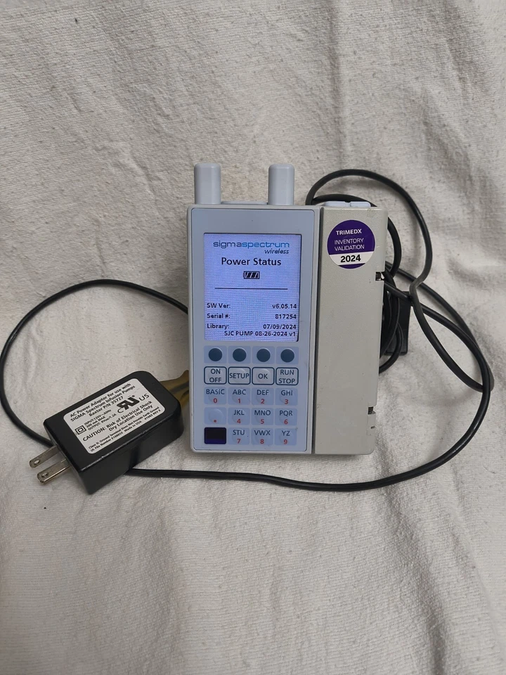 Baxter Sigma Spectrum Infusion Pump A/B/C/N Wireless Battery 30 DAY WARRANTY - Image 1 of 4