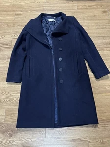 Hobbs London Damen Dufflecoat Navy Größe US 4 GEBRAUCH VERKÄUFER Wollmischung - Bild 1 von 6