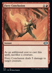 Fiery Conclusion - Jumpstart 2022 #530 MTG Magic The Gathering - Picture 1 of 1