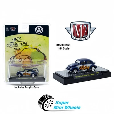 M2 Machines 1:64 1953 Volkswagen Beetle Deluxe ” The Slug Bug” Edition - Image 1 of 2