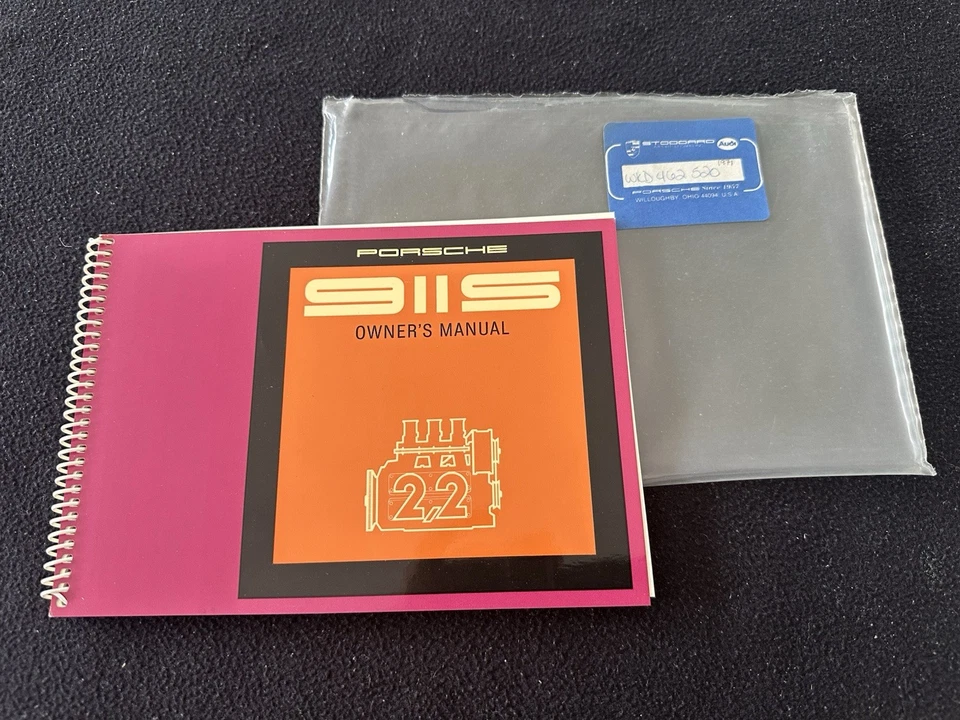 Porsche 911S 1971 manual del propietario 911 S 2.2 libro de operaciones original del conductor 1970 Foto 1 de 4