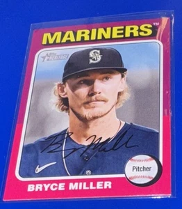 Bryce Miller 2024 Topps Heritage #299 Seattle Mariners Baseball MLB ⚾️ - Picture 1 of 2
