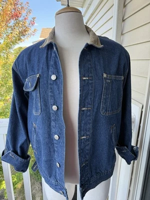 Винтажный Polo Ralph Lauren Dungaree джинсовой ткани Jean куртка мужская большой сделано в США - Изображение 1 из 4