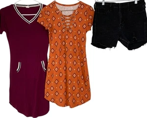 Lot of 3 Size S 5 Jr NOBO Dress Hollister Shorts Tennis Dress RAA10433 GUC - Picture 1 of 9