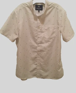 International Report Shirt Mens Large White Short Sleeve Casual Button Down Top - Picture 1 of 4