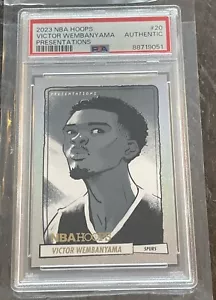 2023-24 Panini Hoops Victor Wembanyama #20 RC Rookie Presentations SSP (damaged) - Bild 1 von 12