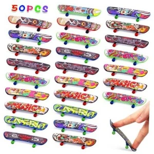50PCS Mini Finger Skateboards, Finger Boards Toy Skateboards for Kids Party - Picture 1 of 7