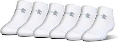 Calcetines Under Armour Niños Entrenamiento Algodón No Show (6 Pares) Foto 1 de 4