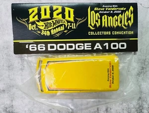 🔥🔥Hot Wheels 34th Annual Collectors Convention '66 Dodge A100 Yellow🔥🔥 - Picture 1 of 4