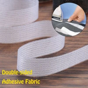 New Apparel Clothes Iron on Double-sided Adhesive fabric Sewing roll Hem tape - Picture 1 of 14