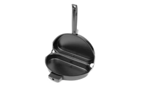 Omelet Pan Non Stick Folding Omelette Cook Carbon Steel Easy Clean Double Sided - Picture 1 of 8