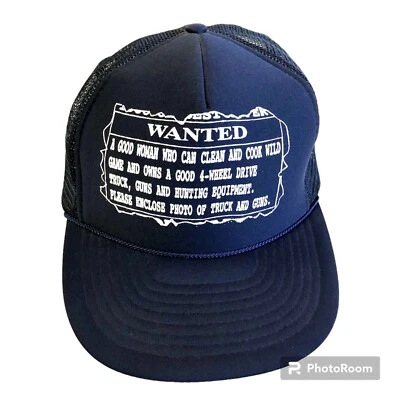 Nuevo De Colección Años 80 Nissin CUELLO ÁSPERO Malla CAMIONERO Sombrero Snapback CUELLO ROJO Camión y Pistola Gorra Foto 1 de 4