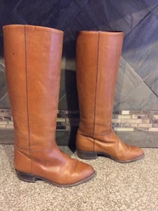 Vintage Damen Vero 9351 Made Italy Größe 37 Leder Stiefel - Bild 1 von 5