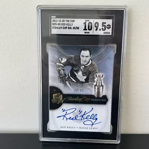 2011-12 UD The Cup SCS-RK Red Kelly Stanley Cup Signature 35/50 SGC 9.5 Auto 10 - Picture 1 of 2