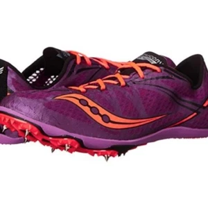 Saucony S19026 Womens Ballista Spike Track Field Shoes Purple Coral Size 10.5 - Picture 1 of 7
