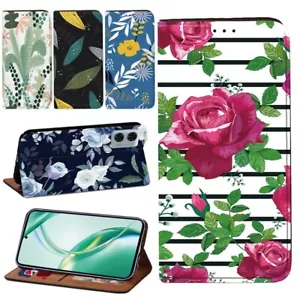 Leder Stand Cover Case für Motorola Moto E14/G24/G34/G35/G45/G55/G85/Edge 50 - Bild 1 von 35
