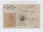 s46533 MALTA MNH** 2010 First Malta stamp s/s