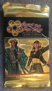 Legend Of The Five Rings - Gold Edition Card Game | 15 Cards | Sealed 2001
