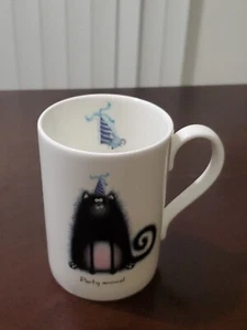 Taza Portmeirion Spat The Cat & Mouse Rob Scotton Fiesta Animal En muy buena condición China de hueso PS - Imagen 1 de 10