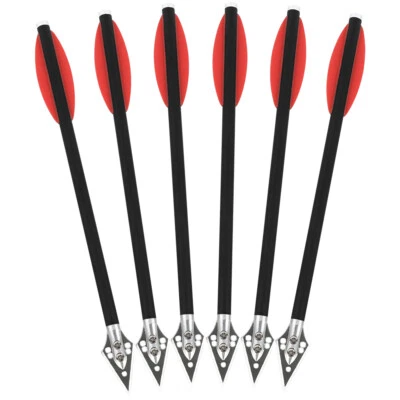 7" Crowssbow Bolts Blade Arrowheads Mini Canbon Arrows ID4.2mm Archery Hunting - Image 1 of 4