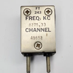 Radioaficionado sin marca 8275,33 KC KHz FT-243 cristal militar 8,275 Mhz Ch 48652 6O - Imagen 1 de 3