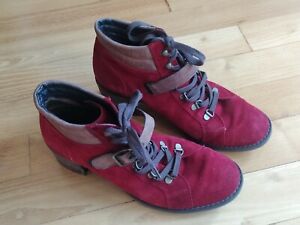 Paul Green Munchen Ankle Boots k Suede Leather size 5.5 Made in Austria