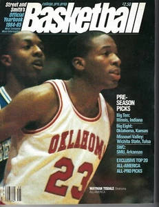1984 Street & Smith's Basketball magazine Tisdale Oklahoma Michael Jordan VG - Picture 1 of 2