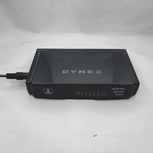 Dynex DX-ESW5 10/100 5-Port Fast Ethernet Switch Desktop PC LAN Connector - Picture 1 of 5