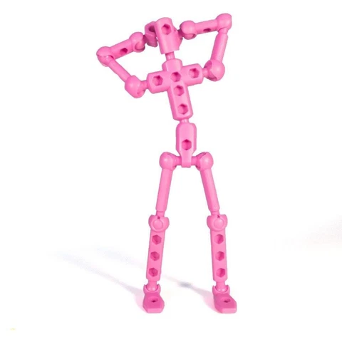 NEW! Pink ModiBot Mo - Artist Armature / Stop Motion / Action Figure Kit! Cover