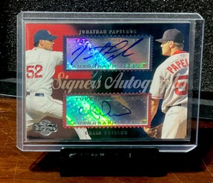2006 Topps Co-Signers JONATHAN PAPELBON/CRAIG BRESLOW Dual Autographs!