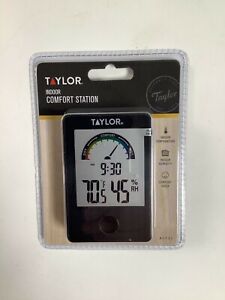 Taylor Indoor Comfort Station Hygrometer Digital Thermometer Humidity NEW! NIB